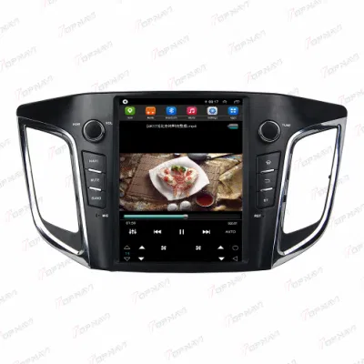 Android auto tela capacitiva android unidade central carplay rádio navegação do carro música sistema multimídia para hyundai ix25 2014 2015 2016