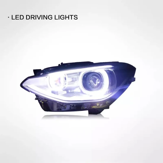 Alta qualidade adequado para farol BMW Série 1 F20 com luzes diurnas de alto LED Angel Eyes